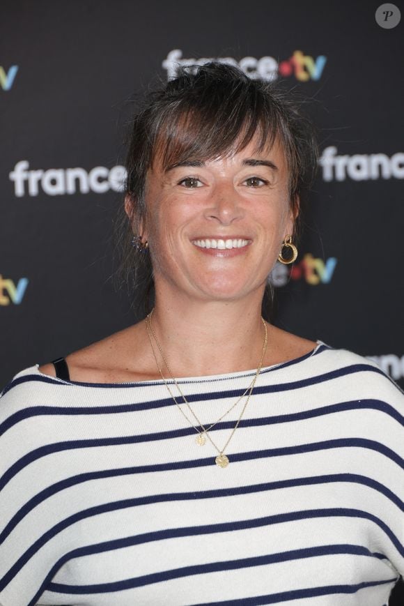 Béatrice de La Boulaye au photocall de la conférence de presse de rentrée de France Télévisions à Paris, le 4 septembre 2024. © Coadic Guirec / Bestimage