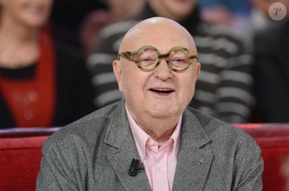 Jean-Pierre Coffe - Enregistrement de l'émission "Vivement Dimanche" à Paris le 4 Fevrier 2015. L'émission sera diffusée le 08 Fevrier. Invité principal Miou-Miou