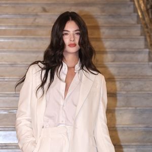 Deva Cassel, lors de la promotion de la série "Le guépard", le 25 février 2025, à Rome. © Marco Provvisionato/IPA via ZUMA Press