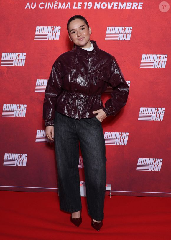 Lily (Star Academy 2025) lors de la première de Running Man au cinéma UGC Ciné Cité Bercy à Paris le 3 novembre 2025.

© Denis Guignebourg / Bestimage