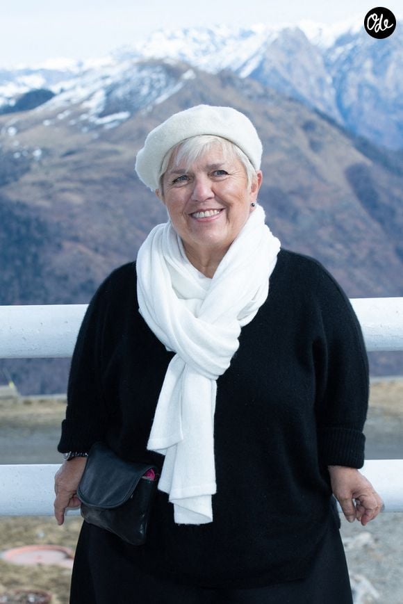Mimie Mathy participe à une séance photo lors du 22e Festival des Créations Télévisuelles de Luchon, à Luchon, en France, le 7 février 2020. Photo : Aurore Maréchal/ABACAPRESS.COM