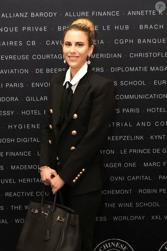 Exclusif - Sarah Saldmann au déjeuner du Chinese Business Club, avec C.Hanouna comme invité d’honneur, à Paris, France, le 19 juin 2025. © Jack Tribeca/Bestimage