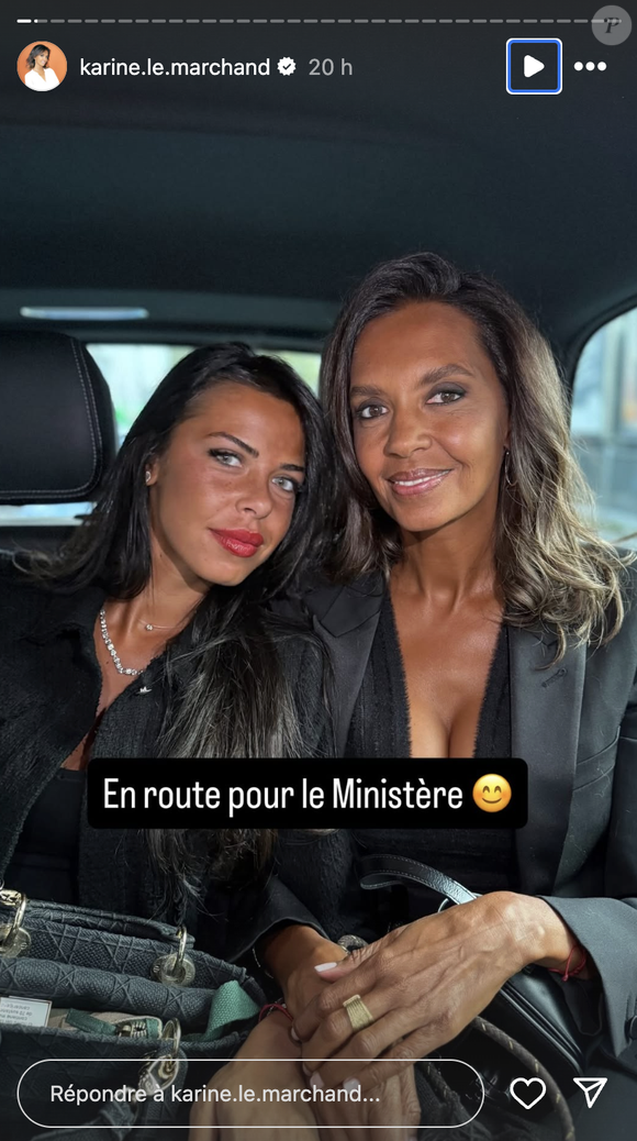 Sa fille Alya et sa mère ont assisté à ce moment d’émotion, entourées de proches et de personnalités. Karine Le Marchand a reçu des mains de Rachida Dati, la ministre de la Culture, la médaille de Chevalier des Arts et Lettres lundi 22 septembre 2025 à Paris via Instagram @karine.le.marchand
