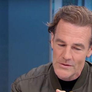 James Van Der Beek en larmes sur le plateau de l'émission "Good Morning America" à New York, le 3 décembre 2024 @Backgrid UK/ Bestimage