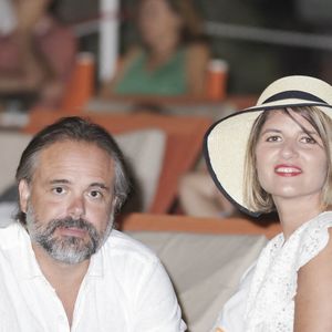 Exclusif - Romain Sardou et sa compagne Kym Thiriot - Cinéma en Plein Air à Tahiti Beach, organisé par Jacqueline Franjou avec le soutien des villes de Saint-Tropez et de Ramatuelle le 13 août 2022.

© Jack Tribeca / Bestimage