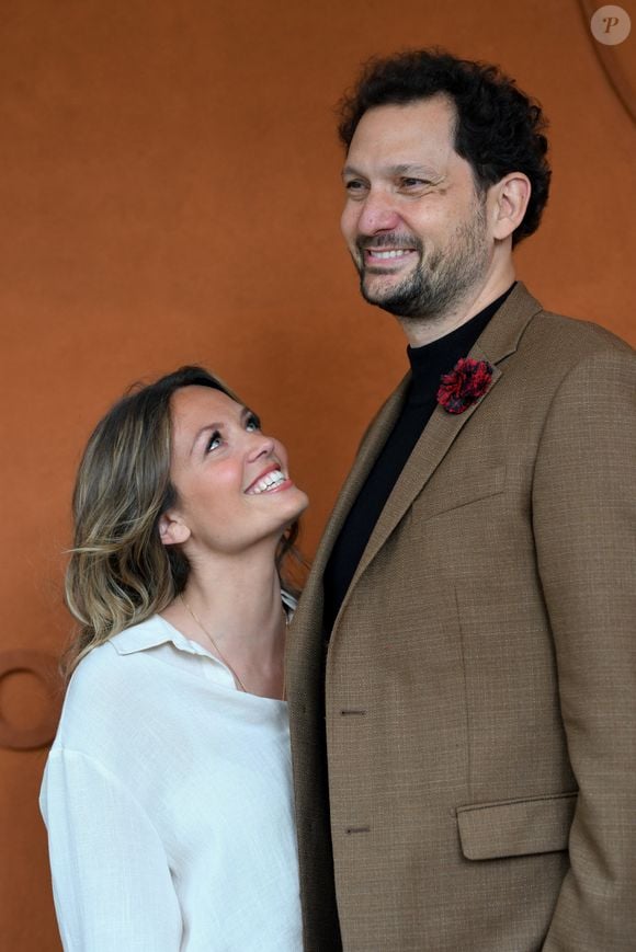 Gennifer Demey et Eric Antoine posent au Village pendant les Internationaux de France à Roland Garros le 07 juin 2025 à Paris, France. Photo by ABACAPRESS.COM