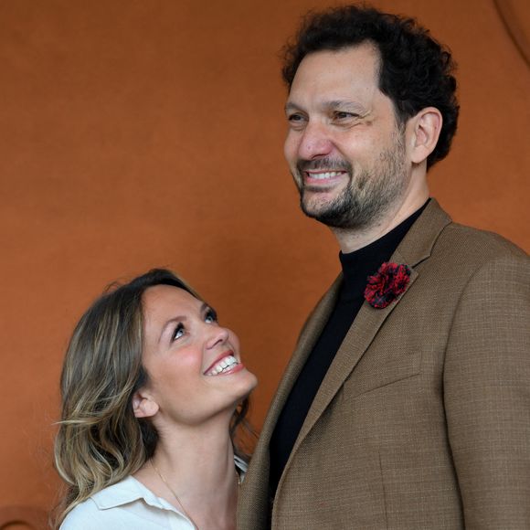 Gennifer Demey et Eric Antoine posent au Village pendant les Internationaux de France à Roland Garros le 07 juin 2025 à Paris, France. Photo by ABACAPRESS.COM