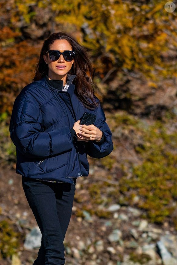 Meghan Markle lors d'une visite au camp d'entrainement des athlètes des Invictus Games 2024 à Whistler en Colombie Britannique le 15 février 2024. Backgrid USA / Bestimage