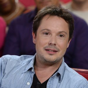 Davy Sardou - Enregistrement de l'émission " Vivement Dimanche " Spéciale Les enfants du Top 50, le 8 octobre 2014. L'émission sera diffusée le 12 Octobre 2014.
©COADIC GUIREC / BESTIMAGE