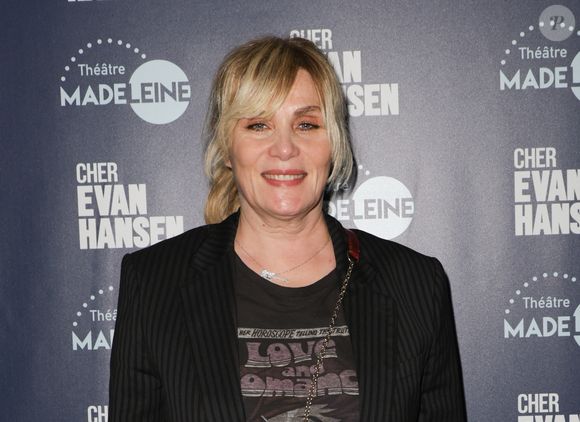 Emmanuelle Seigner - Générale de la pièce "Cher Evan Hansen" au théâtre de la Madeleine à Paris le 8 octobre 2025. © Coadic Guirec/Bestimage