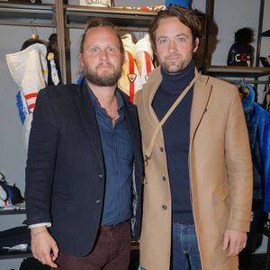 Guilhem de Castelbajac, Louis-Marie de Castelbajac - Inauguration du flagship store Rossignol au 21 boulevard des Capucines à Paris, le 22 octobre 2018 avec la collaboration de J-C. de Castelbajac. © CVS/Bestimage