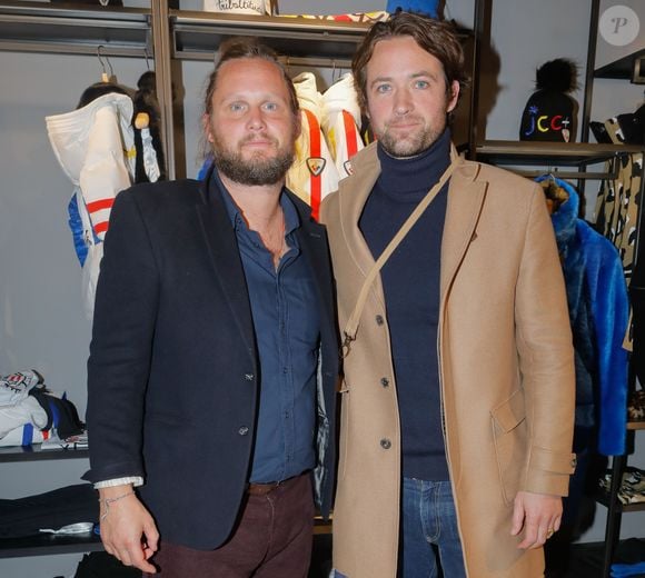 Guilhem de Castelbajac, Louis-Marie de Castelbajac - Inauguration du flagship store Rossignol au 21 boulevard des Capucines à Paris, le 22 octobre 2018 avec la collaboration de J-C. de Castelbajac. © CVS/Bestimage