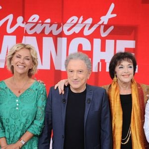 Exclusif - Francis Perrin, Corinne Touzet, Michel Drucker, Anny Duperey, Pascal Legitimus - Enregistrement de l'émission "Vivement Dimanche", présentée par M.Drucker et diffusée le 15 septembre sur France 3. Le 10 septembre 2024
© Guillaume Gaffiot / Bestimage