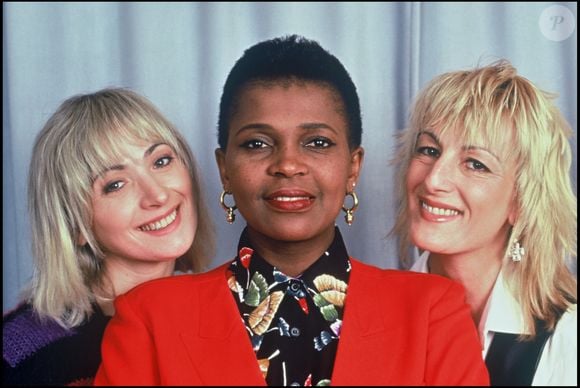 Archives - Les anciennes Clodettes , Prisca, Ketty Sina et Carole Plumelle en 1994. (COADIC GUIREC / BESTIMAGE)