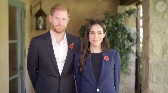 Le prince Harry et Meghan Markle (Le prince Harry, duc de Sussex et Meghan Markle, duchesse de Sussex) message vidéo lors de la conférence ministérielle mondiale inaugurale sur la violence contre les enfants en Colombie.