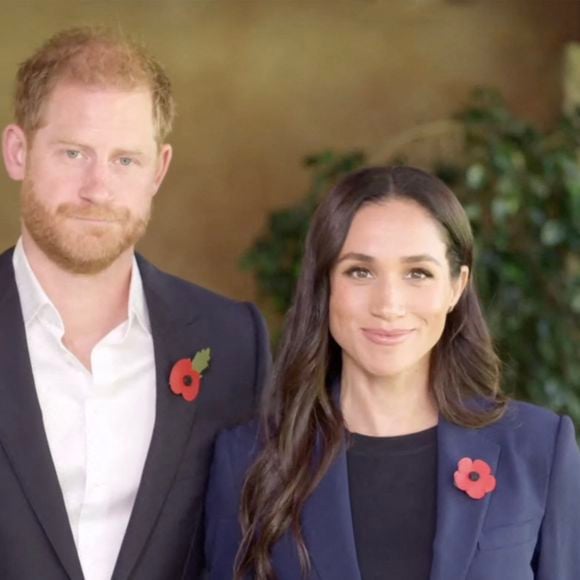 Le prince Harry et Meghan Markle (Le prince Harry, duc de Sussex et Meghan Markle, duchesse de Sussex) message vidéo lors de la conférence ministérielle mondiale inaugurale sur la violence contre les enfants en Colombie.