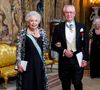 Il s'agit d'un évènement annuel traditionnellement organisé au début du printemps
La princesse Christina et Tord Magnuson lors d'un dîner officiel au palais royal de Stockholm le mercredi 19 mars 2025.
Crédit : Dana Press / Bestimage