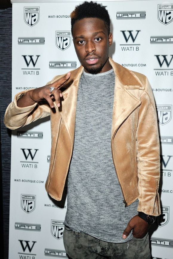 Dadju (petit frere de Maitre Gims et membre du groupe The Shin Sekai) assiste a la soiree de lancement du site kellyvedovelli.com au Bridge Club a Paris, France le 07 Janvier, 2016. Photo Aurore Marechal/ABACAPRESS.COM