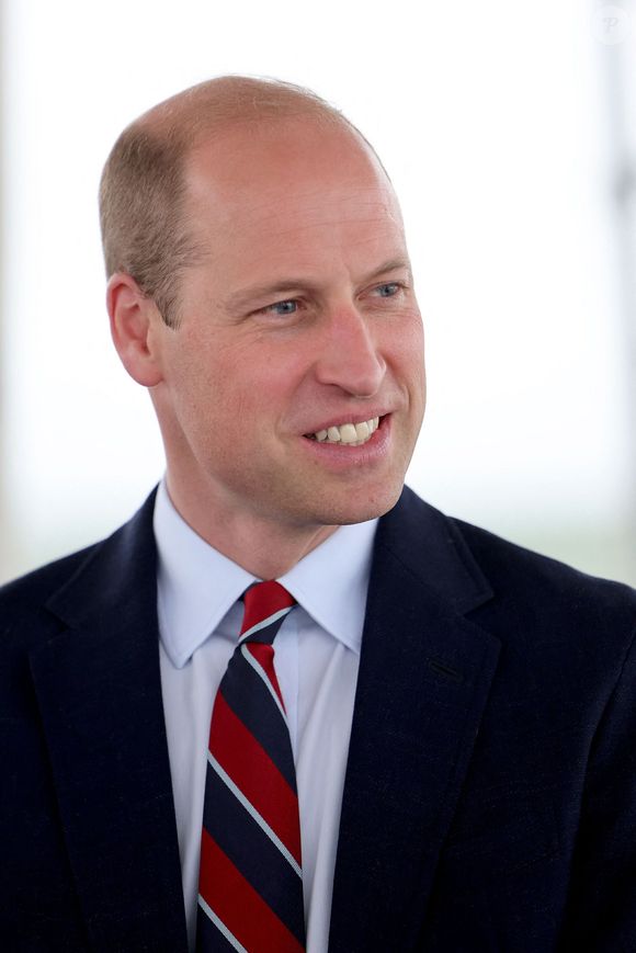 Le prince William de Galles, en tant que commodore de l’air, s'est rendu dans son ancienne base de la Royal Air Force à Holyhead sur l’île d’Anglesey, où il a passé trois ans en tant que pilote d’hélicoptère. Le 9 juillet 2024
© Chris Jackson / Bestimage