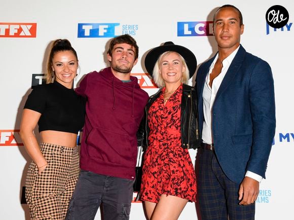 Denitsa Ikonomova, Clément Rémiens, Emmanuelle Berne, Laurent Maistret - Soirée de rentrée 2019 de TF1 au Palais de Tokyo à Paris, le 9 septembre 2019. © Pierre Perusseau/Bestimage