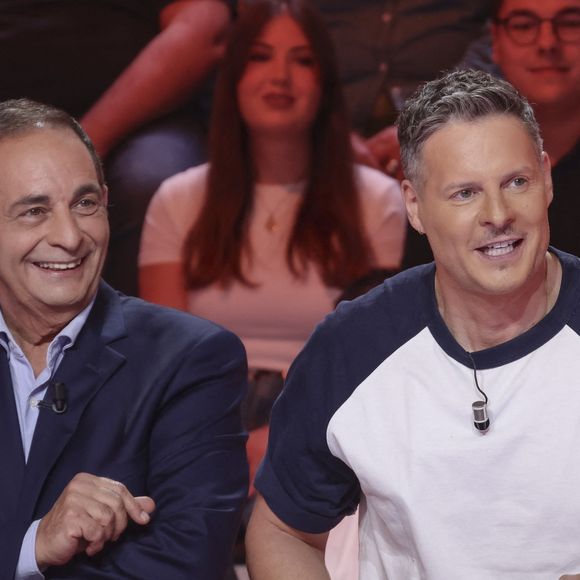 Exclusif - Laurent Fontaine, Matthieu Delormeau -  Emission "Tout beau, tout n9uf" présentée par C. Hanouna sur W9 à Paris le 11 septembre 2025. © Jack Tribeca / Bestimage