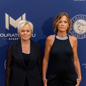 Muriel Robin et Anne Le Nen lors du 10ème anniversaire du Mouratoglou Annual Charity Gala. A la Mouratoglou Tennis Academy, Sofia Antipolis, France le 23 juin 2024. Photo de Cyril Chateau/BACAPRESS.COM