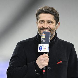 Bixente Lizarazu pour Telefoot sur TF1 TV lors du match de football UEFA Nations League France VS Croatie le 23 mars 2025 au Stade de France à Saint-Denis près de Paris, France. Photo by Joly Victor/ABACAPRESS.COM
