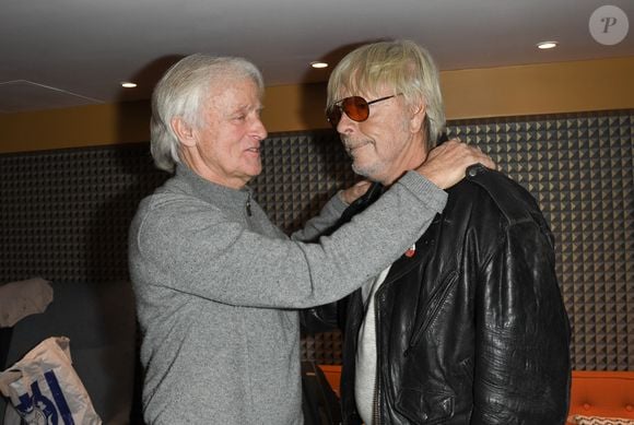 Exclusif - Dave et le chanteur Renaud (Renaud Séchan) - People au concert de Dave à Bobino à Paris le 18 novembre 2019. © Coadic Guirec/Bestimage