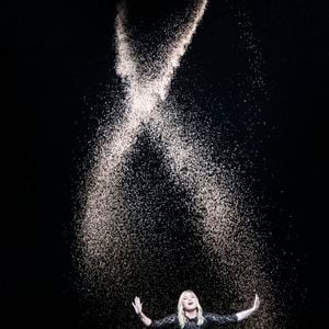 May 17, 2025, Basel, Switzerland: Louane of France competes in the Grand Final of the 69th Eurovision Song Contest at St. Jakobshalle on May 17, 2025, in Basel, Switzerland. © Baden Roth/ZUMA Press Wire/Bestimage