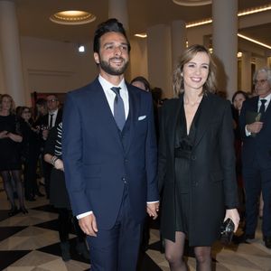 Maxim Nucci et sa compagne Isabelle Ithurburu (enceinte) - Arrivées lors de la 43ème cérémonie des Cesar à la salle Pleyel à Paris, le 2 mars 2018.
© Dominique Jacovides - Olivier Borde / Bestimage