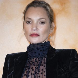 Kate Moss - Photo Call pour Le Défilé « Saint Laurent »Collection Prêt-à-Porter Automne/Hiver 2025-2026" lors de la Fashion Week de Paris (PFW), le 11 mars 2025. © Olivier Borde /Bestimage