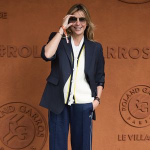 Sarah Poniatowski - Les célébrités au village lors des Internationaux de France de tennis de Roland Garros 2024 à Paris. Le 5 juin 2024. 
© Jacovides-Moreau/Bestimage