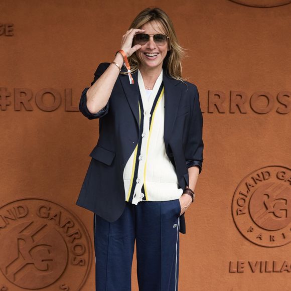 Sarah Poniatowski - Les célébrités au village lors des Internationaux de France de tennis de Roland Garros 2024 à Paris. Le 5 juin 2024. 
© Jacovides-Moreau/Bestimage