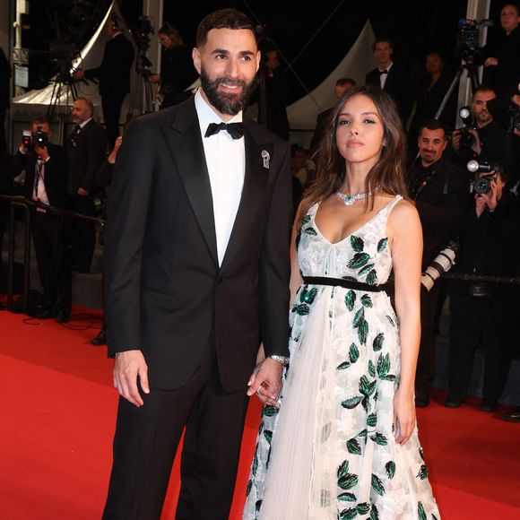 Karim Benzema et sa compagne Lyna Khoudri lors de la montée des marches du film « 13 jours 13 nuits » lors du 78ème Festival International du Film de Cannes. Le 23 mai 2025 
© Jacovides-Moreau / Bestimage