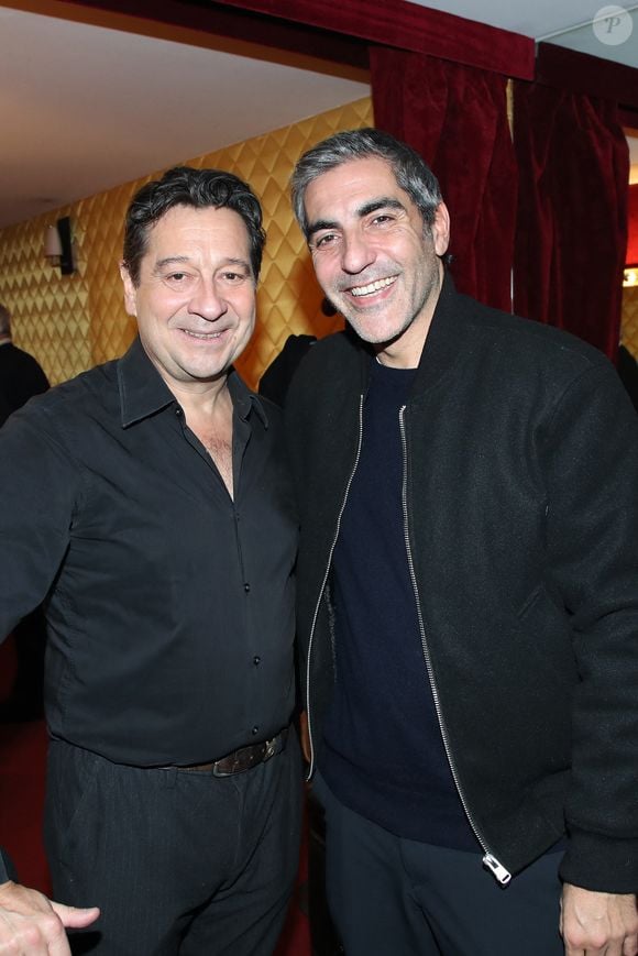 Exclusif - Laurent Gerra et Ary Abittan - Célébrités au spectacle « Laurent Gerra se met à table ! », à savourer au Casino de Paris, à Paris, France, le 10 Décembre 2024. 

© Bertrand Rindoff / Bestimage