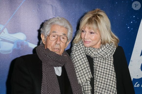 Philippe Gildas et sa femme Maryse Gildas lors du photocall du spectacle 'BO le voyage musical' de Catherine Lara et Giuliano Peparini au 13 Art a Paris, France le 09 Mars, 2018. Photo by Nasser Berzane/ABACAPRESS.COM