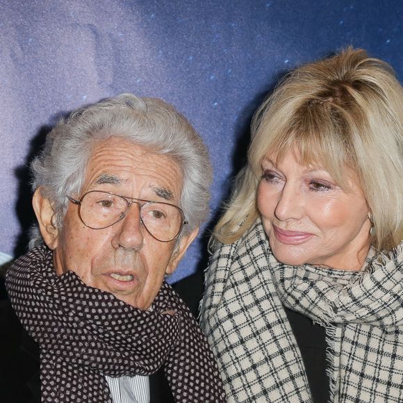 Philippe Gildas et sa femme Maryse Gildas lors du photocall du spectacle 'BO le voyage musical' de Catherine Lara et Giuliano Peparini au 13 Art a Paris, France le 09 Mars, 2018. Photo by Nasser Berzane/ABACAPRESS.COM