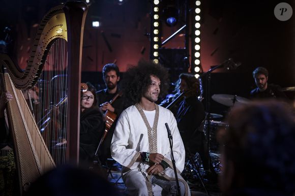 Exclusif - Walid Ben Selim lors de l'enregistrement de l'émission "Le Grand Echiquier, Spéciale Afrique", présentée par C.Chazal et A.Manoukian et diffusée le 28 août 2025 sur France 2, à Paris, France, le 14 septembre 2024. © Jack Tribeca/Bestimage