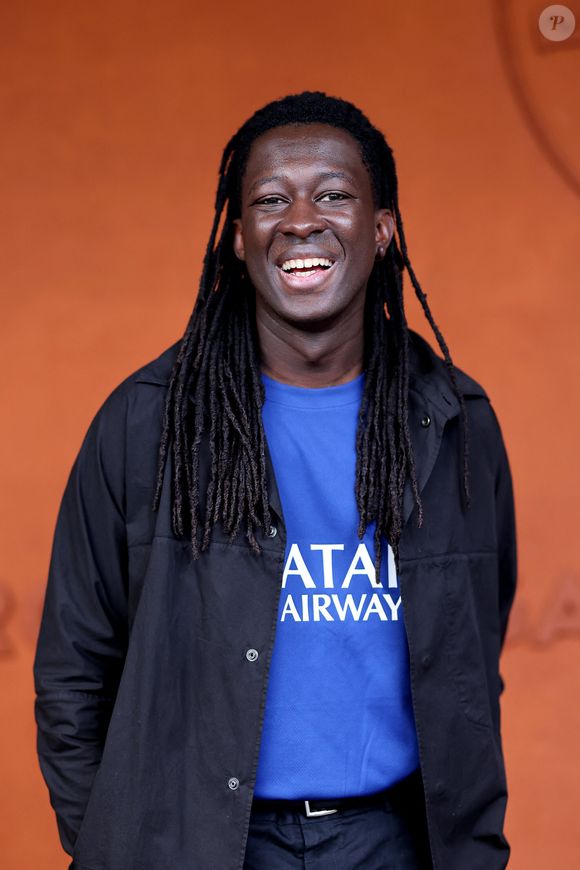 Mory Sacko au village pour la session nocturne lors des Internationaux de France de Tennis de Roland Garros 2025, le 1er Juin 2025 à Paris. © Dominique Jacovides / Bestimage