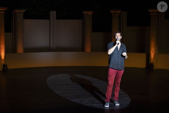 Exclusif - Eric Antoine au spectacle "Adieu les Magnifiques" de Michel Boujenah au Théâtre de Verdure pour la clôture du 40ème Festival de Ramatuelle, le 12 août 2024

Photo : Cyril Bruneau / Bestimage