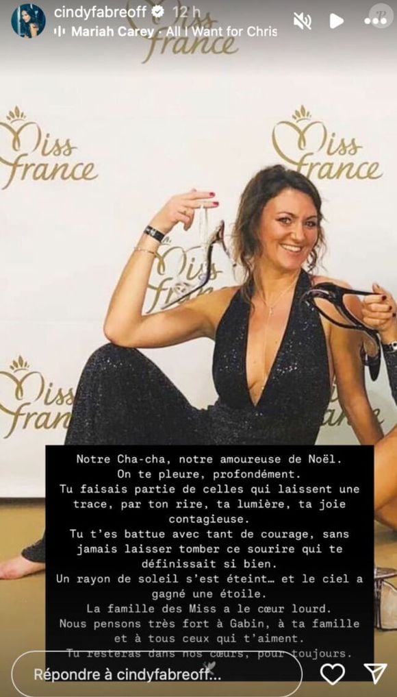 Charline Leray a perdu la vie à l'âge de 39 ans
Cindy Fabre annonce la mort d'une membre de la famille des Miss