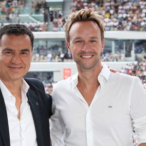 Les deux animateurs vivent même dans le même immeuble, en région parisienne.

Exclusif - Laurent Luyat et Cyril Féraud - Plateau de France Télévision lors des Internationaux de France de Tennis de Roland Garros 2023 - Jour 15 à Paris le 11 Juin 2023. 

© Bertrand Rindoff / Bestimage