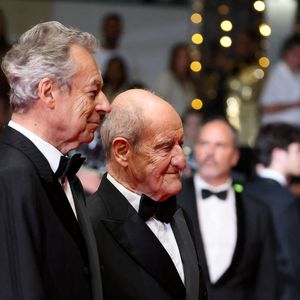 Michel Denisot, Pierre Lescure - Montée des marches du film « Coward » lors du 79ème Festival International du Film de Cannes, le 21 mai 2026. © Jacovides-Moreau / Bestimage