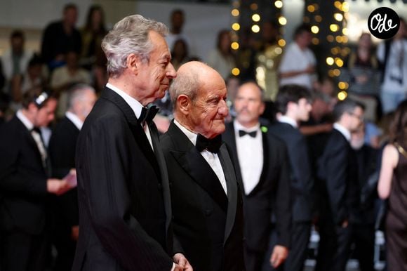 Michel Denisot, Pierre Lescure - Montée des marches du film « Coward » lors du 79ème Festival International du Film de Cannes, le 21 mai 2026. © Jacovides-Moreau / Bestimage