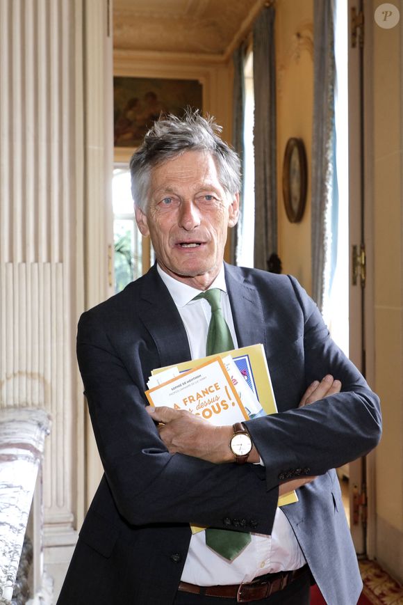 Exclusif - Portrait de Nicolas de Tavernost à Paris, le 21 juillet 2023.
© Cédric Perrin/Bestimage