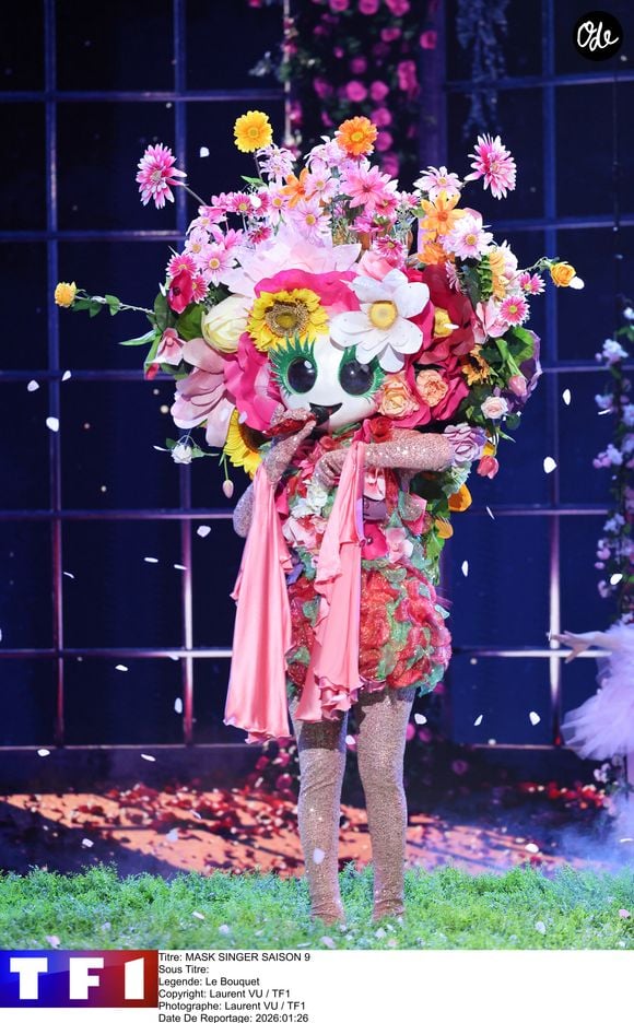 Le Bouquet dans "Mask Singer 9" sur TF1. Photo : Laurent Vu / TF1