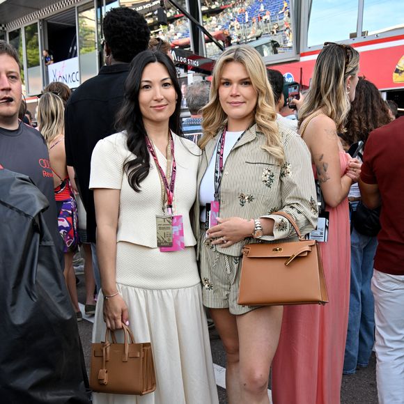 Marie Ducruet et sa belle soeur Camille Gottlieb dans les paddocks du Formula 1 Louis Vuitton Grand Prix de Monaco 2026, à Monte Carlo, Monaco, le 6 juin 2026. © Bruno Bebert/Bestimage