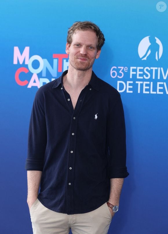 Constantin Balsan au photocall de "Un si grand soleil" lors de la 63eme édition du Festival de television de Monte-Carlo, Monaco, le 15 juin 2024. © Denis Guignebourg/BestImage