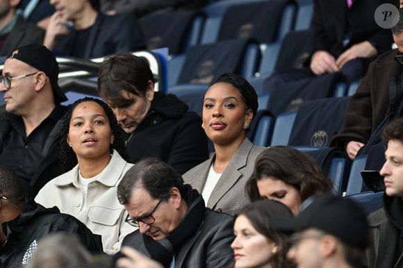 Angélique Angarni-Filopon en tribunes lors du match de football Ligue 1 Uber Eats opposant le Paris Saint-Germain (PSG) à l'OGC Nice (1-0) au Parc des Princes à Paris, France, le 1er novembre 2025. Crédit : Lionel Urman/Bestimage