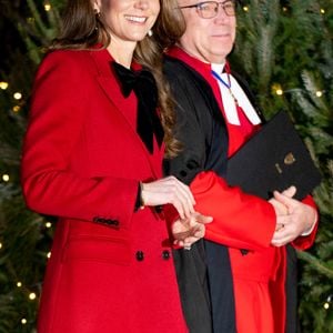 Catherine (Kate) Middleton, princesse de Galles, assiste au service Together At Christmas Carol à l'abbaye de Westminster à Londres, Royaume-Uni, le 6 décembre 2024. © Julien Burton/Bestimage